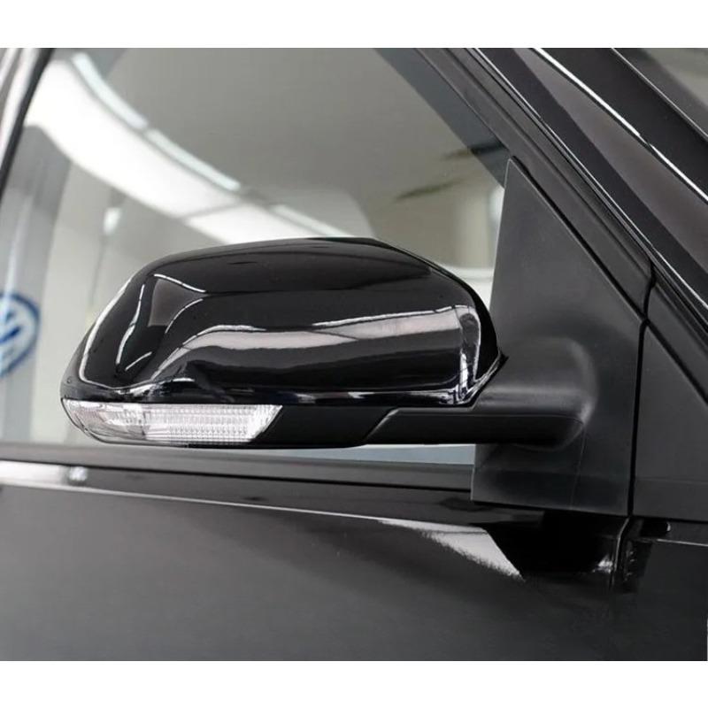 Black Side Wing Mirror Cover For VW POLO 9N IV MK4 9A4 9A2 9N2 for Skoda Octavia I 1Z Vento 2005-2009 housing caps Auto replace