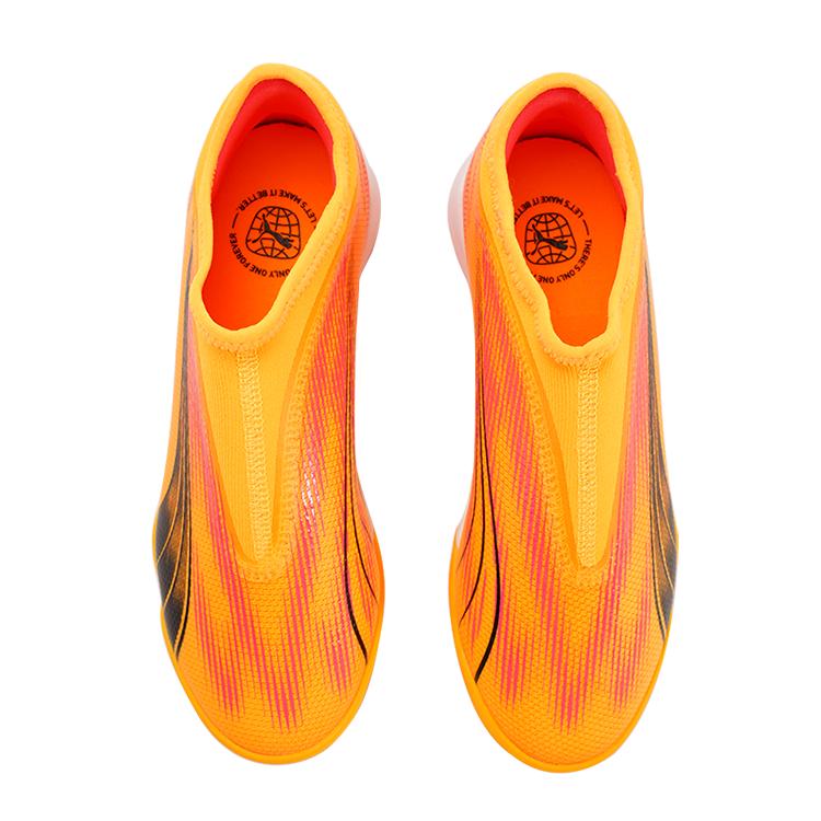 Puma Ultra Pro Comfortable Casual Low-Top Kids Soccer Shoes Kids Soccer Shoes Orange 107772-03