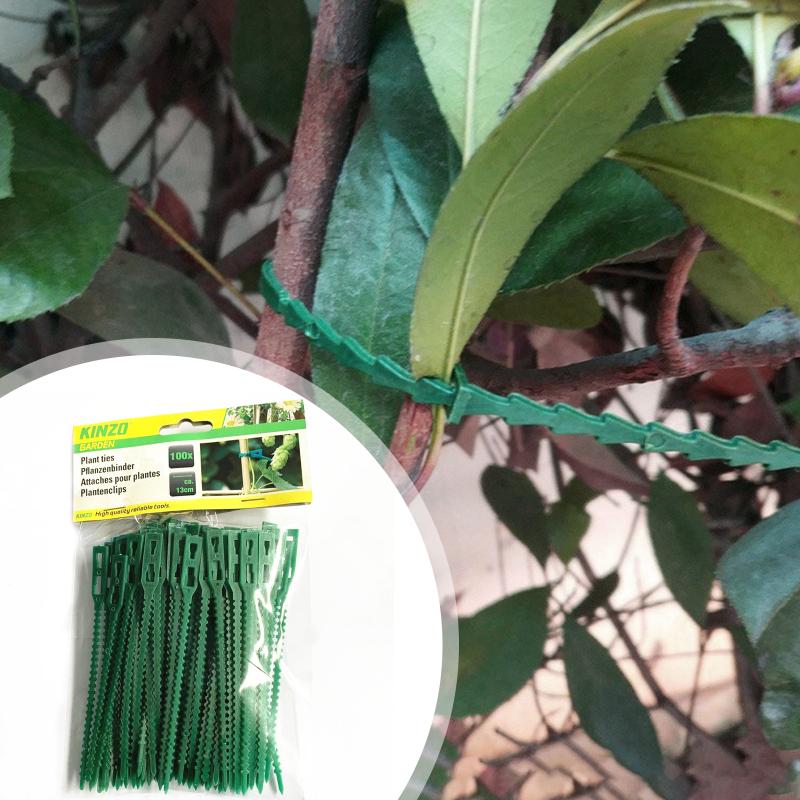 100pcs Reusable 13cm Plastic Plant Support Clips Clamps For Plants Hanging Vine Garden Greenhouse Vegetables Tomatoes Clips
