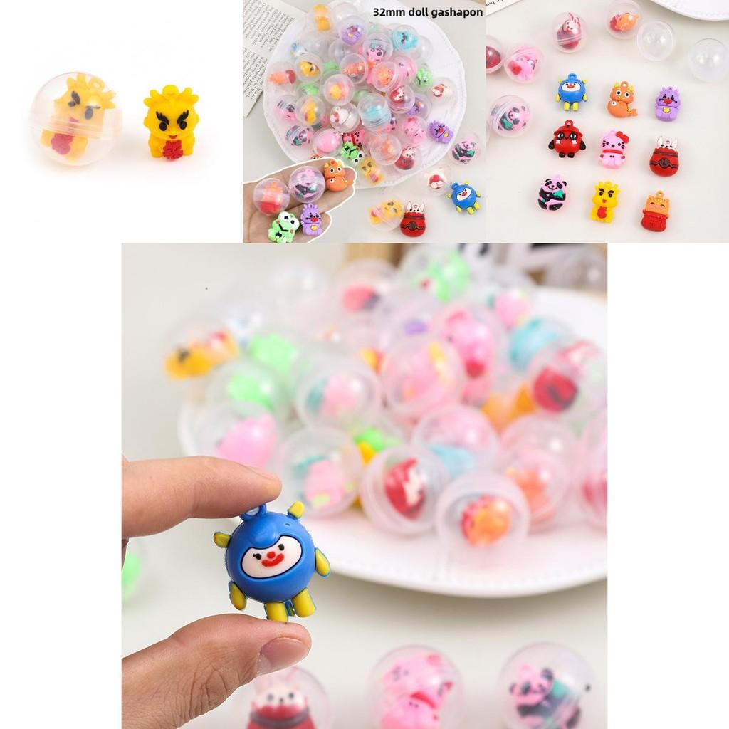 Kids Animal Minifigures With 32mm Transparent Toys For Collectors And Kids Play