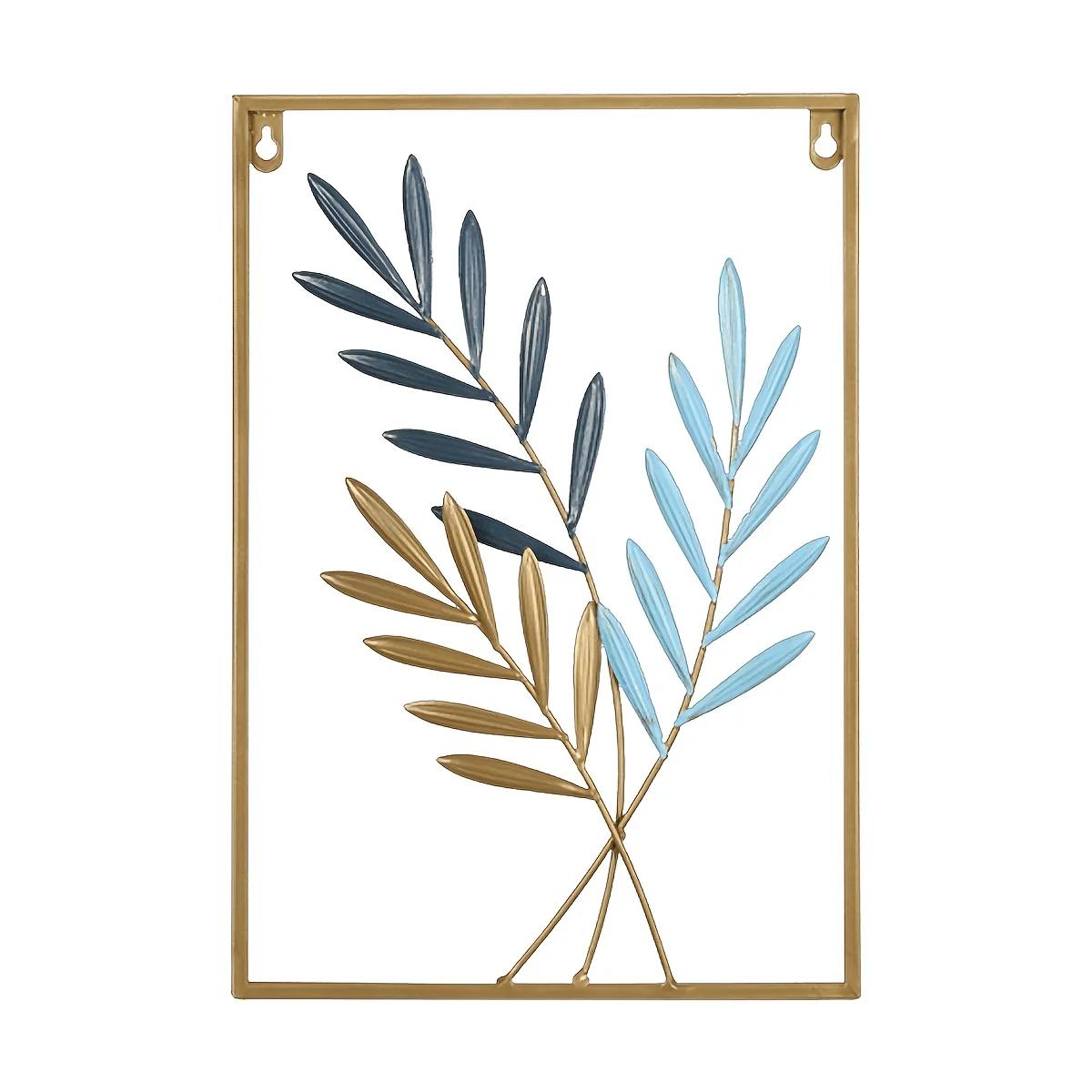 

Креативный настенный декор в виде джунглей из железа — современное модное искусство из металла для гостиной и домашнего декора | Уникальное настенное украшение светло-зеленый