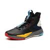 New Anta Speed Battle Anti-Slip Wear-Resistant High-Top Basketball Shoes Men's Black Yellow 11941606-4