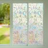 Glass Decals Static Removable PVC Iridescent Self-Adhesive Window Privacy Film Household Supplies