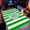 Celtic Football Club Teppich für Wohnzimmer Schlafzimmer Zuhause Sofadekoration, Rutschfeste Bodenmatte für Kinder zum Spielen