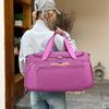 Women's Dry and Wet Separation Sports Fitness Bag Large Capacity with Shoe Bin Fashionable Simple Handbag Bag Can Be Used To Cover Pull Rod