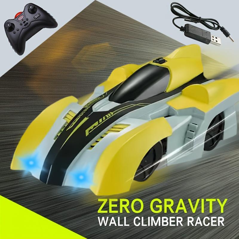 Wall Climbing Remote Control Car 360° Rotating RC Stunt Car with Headlight Rechargeable RC Car Wall Climber Toys Gifts for Boys