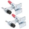 2 Set Toggle Clamps Hold Down Anti Slip Hand Tool Quick Release Welding Clamp Fixture