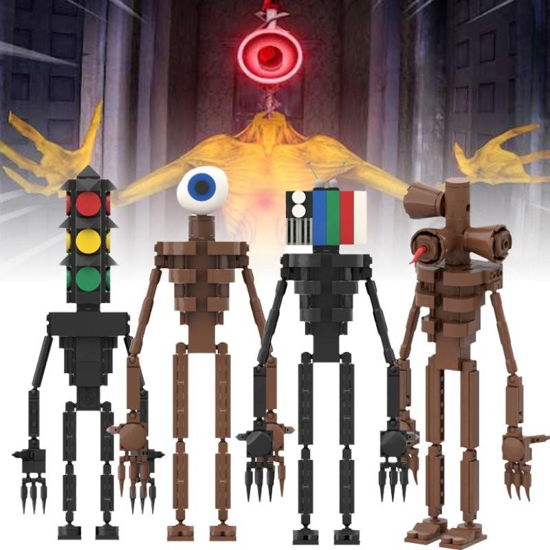 Siren Awakening Head Monster Assembling Building Blocks Toys Tabletop Decoration