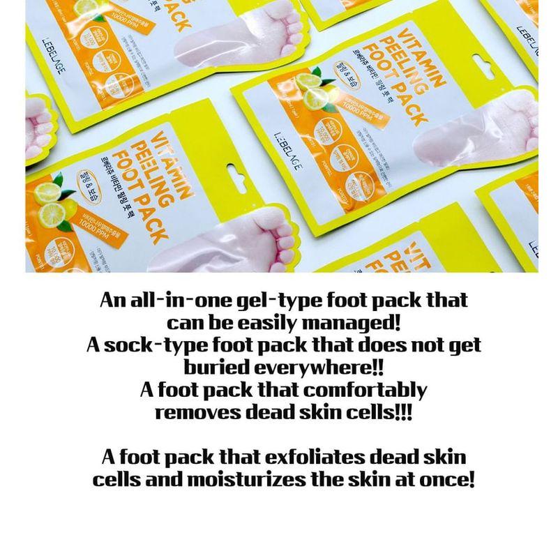 LEBELAGE - Vitamin Peeling Foot Pack
