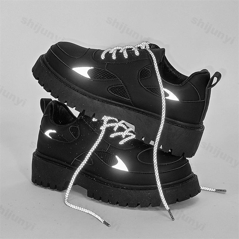 Fashion Sports Casual Shoes Men's High-end New 2025 Summer Breathable Thick Soled Height Increasing Comfortable Fashion Chunky sneakers