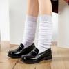 Lolita Women Leg Warmers Kawaii Knitted Foot Cover Japanese Style Extra Knit Socks  Leg Warmers