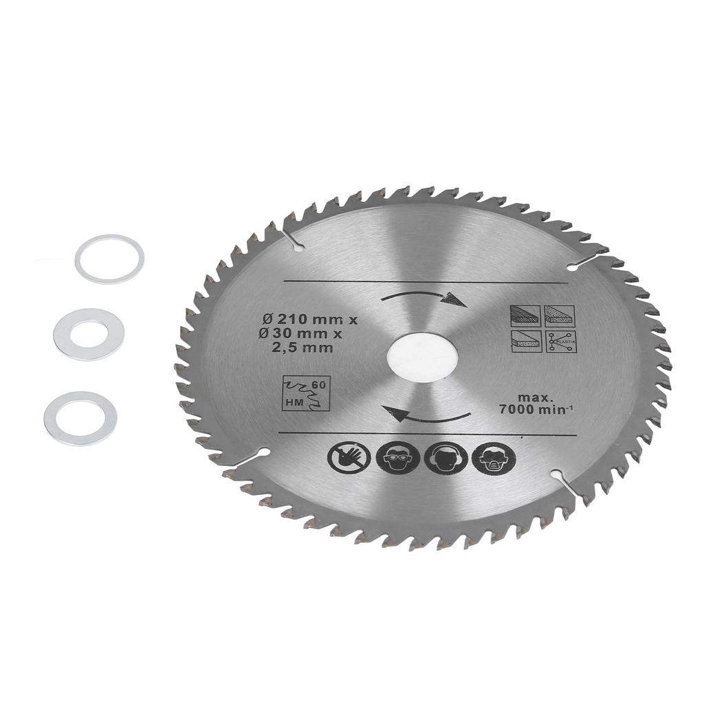 Circular Saw Blade Carbide for Woodworking Miter Table Saws Wood Plastic Cutting 8?14in 210X60TX30