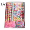 Comfortable Hair Ties for Thick Colorful Elastic Bands Clips Mini Claw Rubber Multiuse Accessories Kit with Box Girls Teens Children, Daily