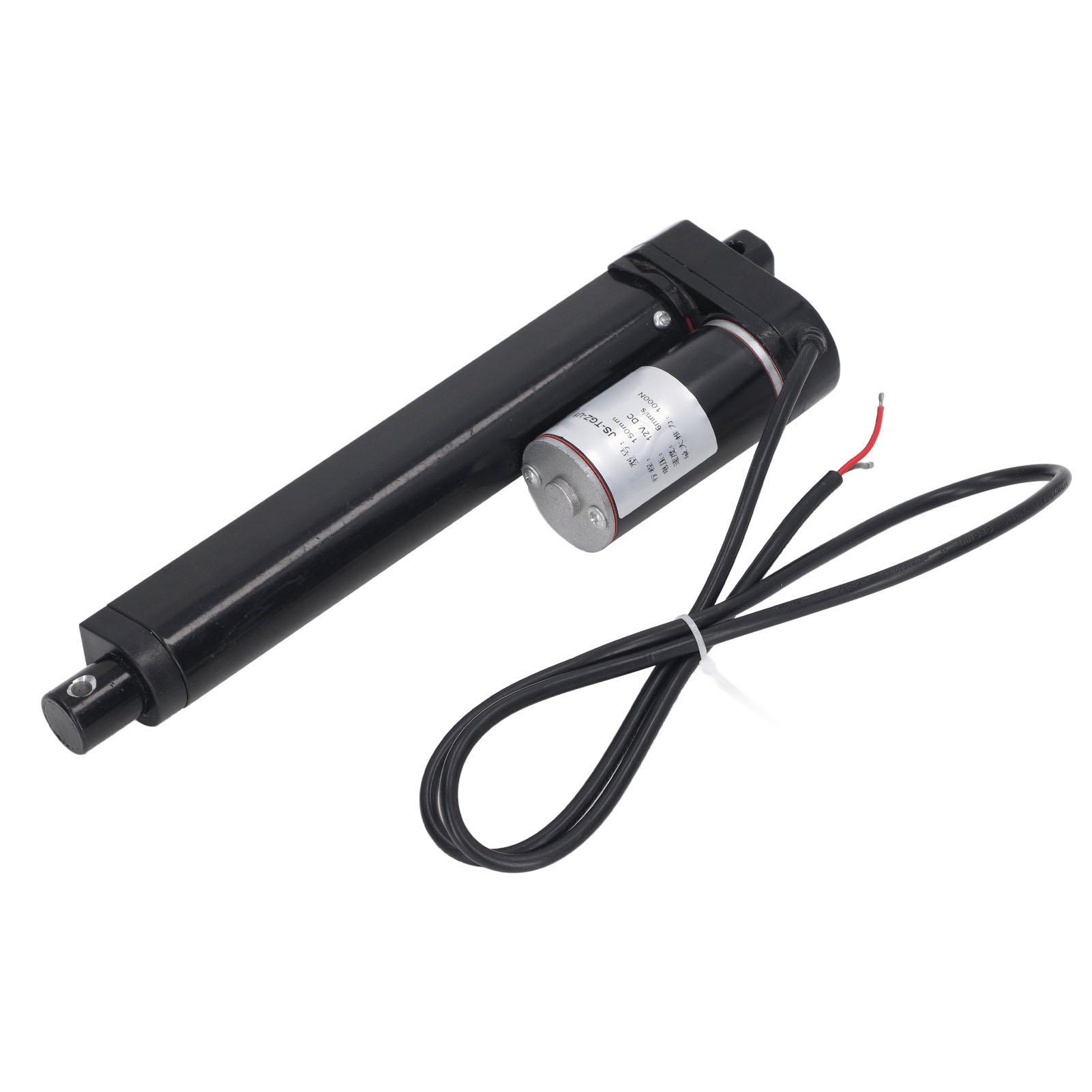 

Электрический линейный привод из алюминиевого сплава 1000N, ход 150 мм, привод движения для дивана-кровати, черный, 24 В постоянного тока