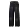 EastRogue Embroidered Denim Jeans, Men's American Washed and Distressed Loose Straight-leg Long Pants, for Both Men and Women.