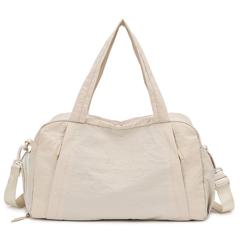 Korean Style Large Capacity Short Trip Business Travel Duffel Bag - Lightweight Sports Gym Bag for Women & Men - Multifunctional Handheld Storage Bag