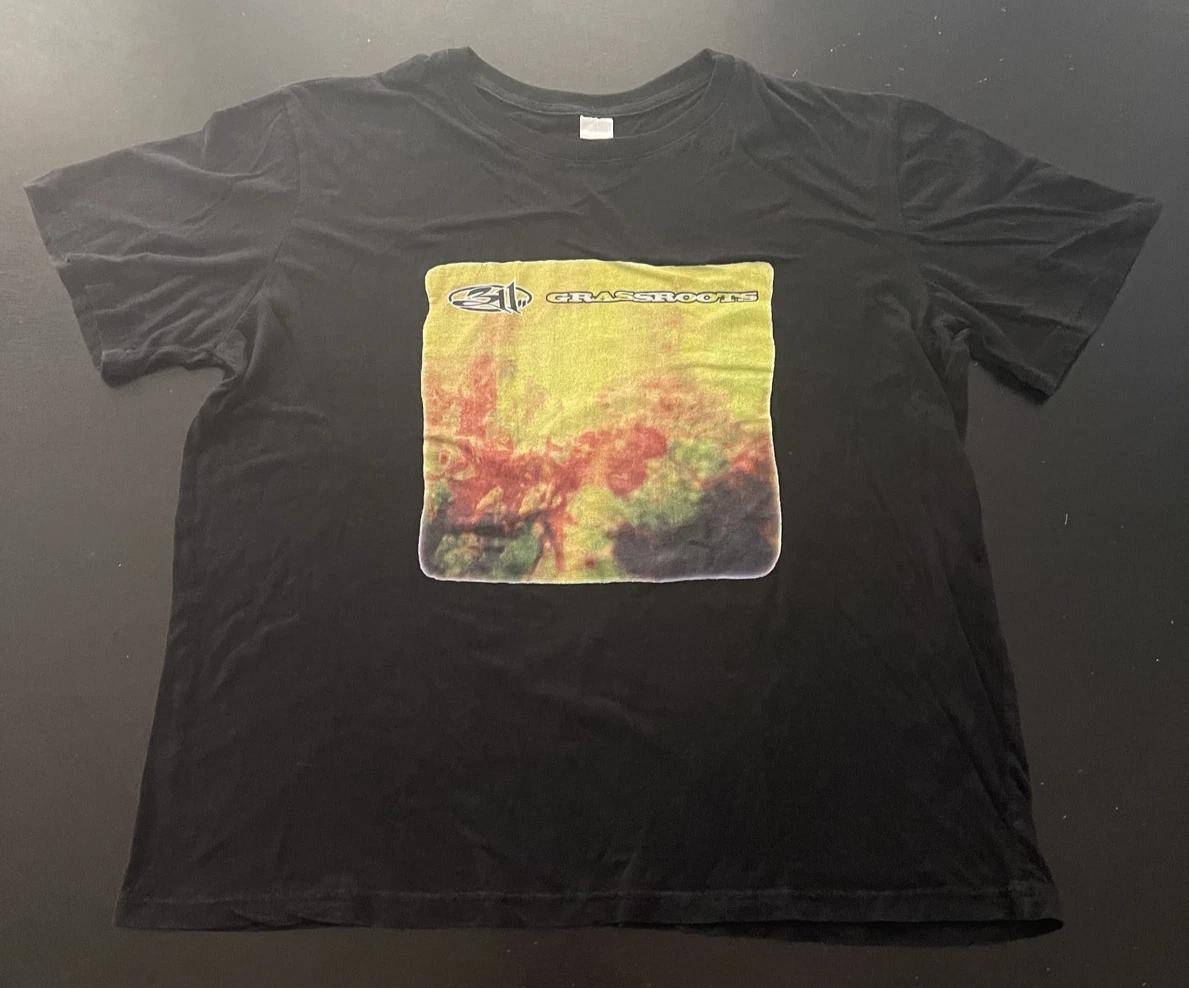 311 Grassroots Album Cover T-Shirt, Black, Size: XL S