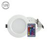 Full Color RGB LED Ceiling Downlight with Remote Control, Dimmable and Energy-Saving