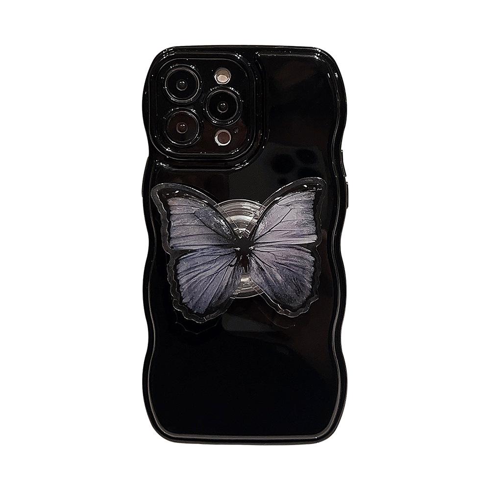 Advanced Sense 15pro Max IPhone Case IPhone 14 Butterfly Stand 11 Suitable for 16 Silicone 12 Soft
