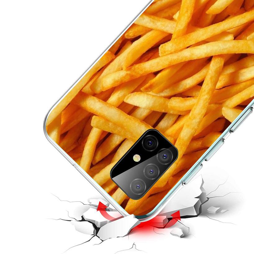 Food Fries Beer Cheese Sushi Cookie Phone Case For Samsung Galaxy A17 A16 A15 A14 A13 A57 A56 A55 A54 A53 A37 A36 A35 A34 A33 A2