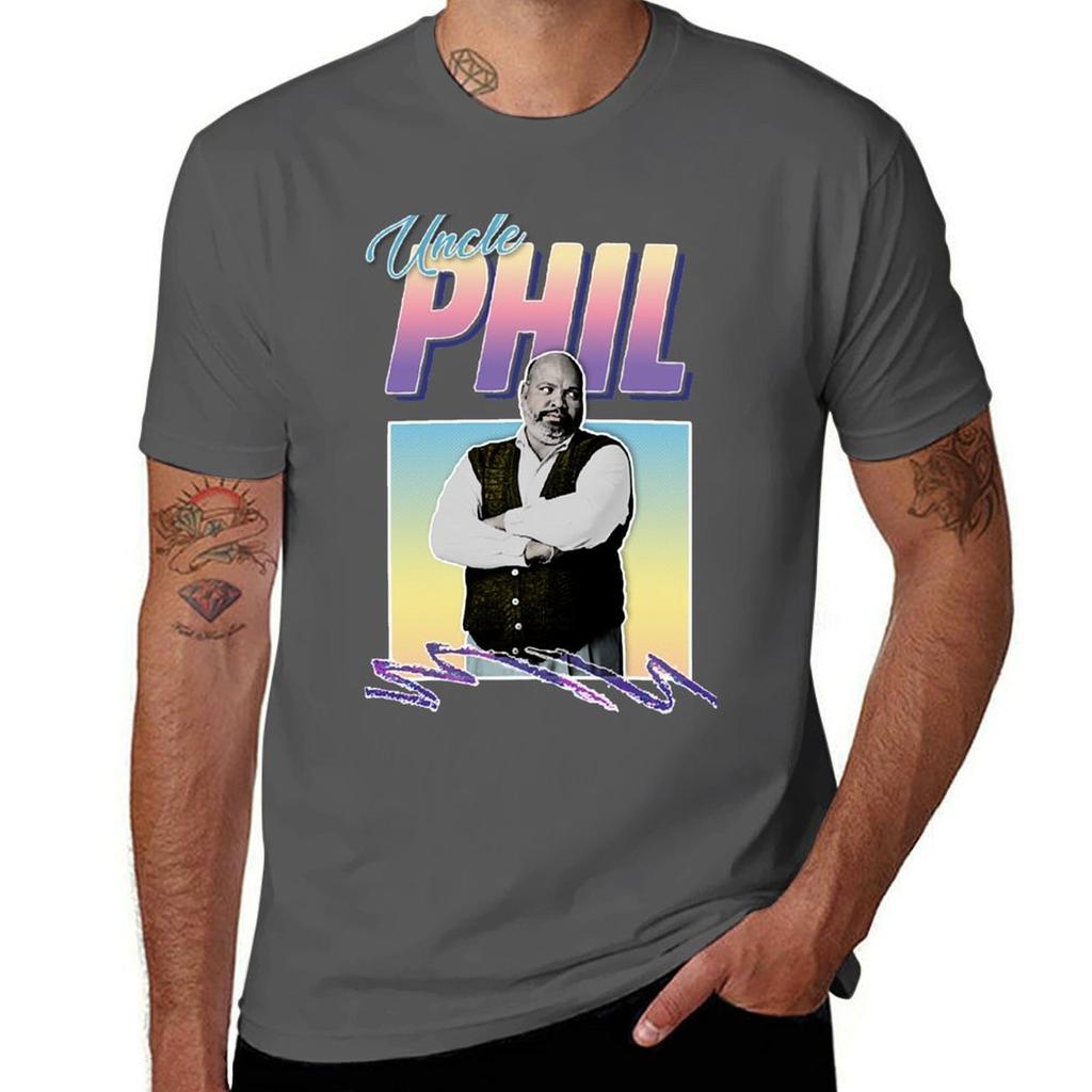 Uncle Phil  90s Style Retro Tribute Design Tshirt T Shirts For Unisex Pack White Tshirt