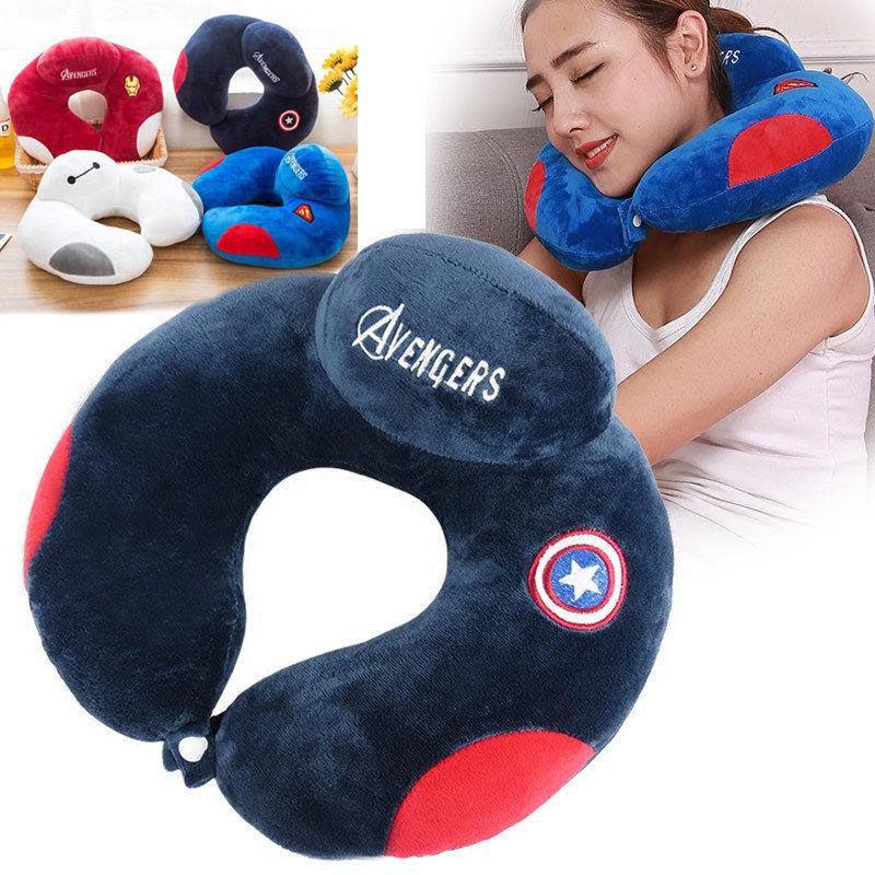 Ultimate Comfort Airplane Inflatable Neck Pillow With Ergonomic U-shape Design