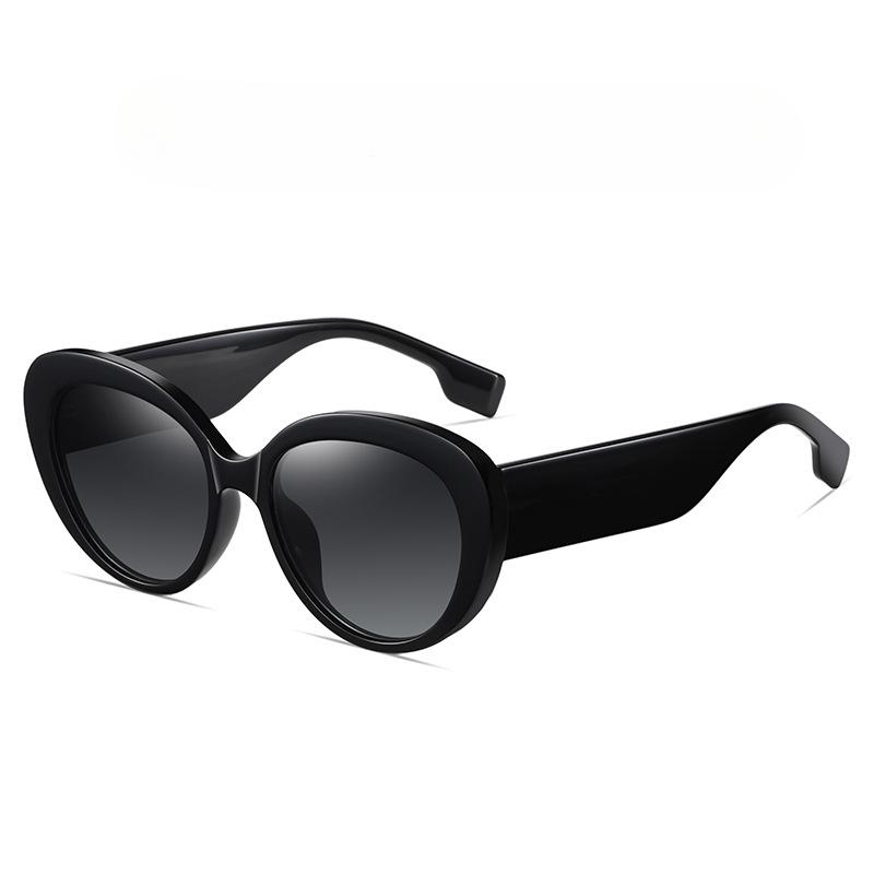 Kleine Box-Katzenaugen-Sonnenbrille, weiblich, Online-Prominente mit 1,1 polarisierter Persönlichkeit, Vollformat-Anti-Ultraviolett-Erweiterte Sonnenbrille.