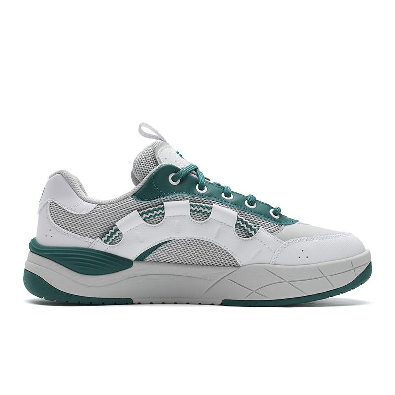 New FILA BOHO Rainbow Shoes Lightweight And Breathable Low top Skateboard Shoes Men's Gray White F12M532220FOW