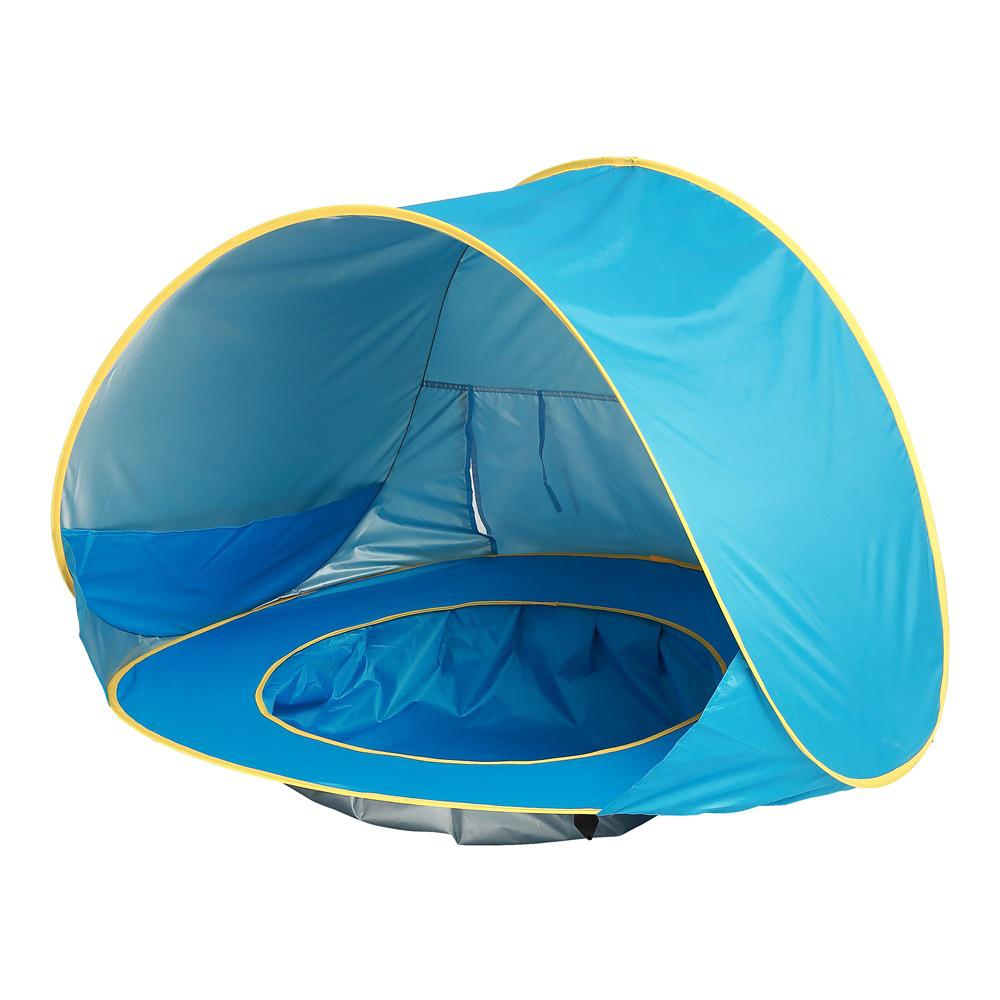 Infant Beach Tent Featuring Pool Travel Size Foldable Sunshelter Waterproof Indoor Outdoor Camping Sunshade Beach Tent Ideal For Kids Children