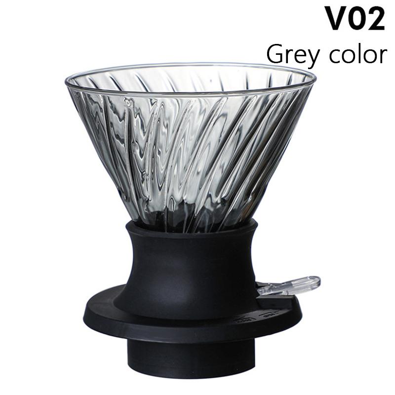Immersion Coffee Dripper Glass Coffee Dripper Switch Hand Brewing Coffee Maker Filters for Home/Commercial Coffee Accessories