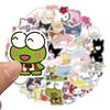 50/100pcs Sanrio Series Kuromi Hello Kitty Cinnamoroll Stickers Cute Multi-purpose Waterproof Decorative Refrigerator Computer
