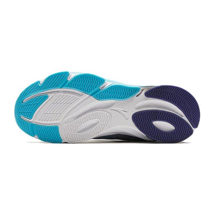 Anta Kids Red Flame Versatile Comfortable Non-Slip Shock Absorbing Wear-Resistant Low-Top Running Shoes Kids Running Shoes White Gray Blue 312415511-3