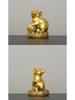Complete Set of Brass and Copper Chinese Zodiac Ornaments: Rat, Ox, Tiger, Rabbit, Dragon, Snake, Horse, Sheep, Monkey, Rooster, Dog, Pig.