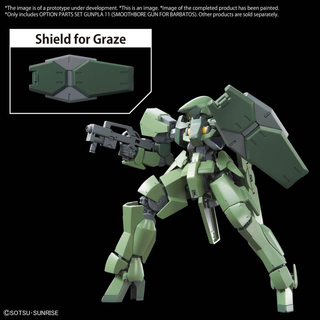 BANDAI SPIRITS Option Parts Set for Gunpla 11 Smoothbore Plastic Model (Barbatos Cannon) Pre-Colored