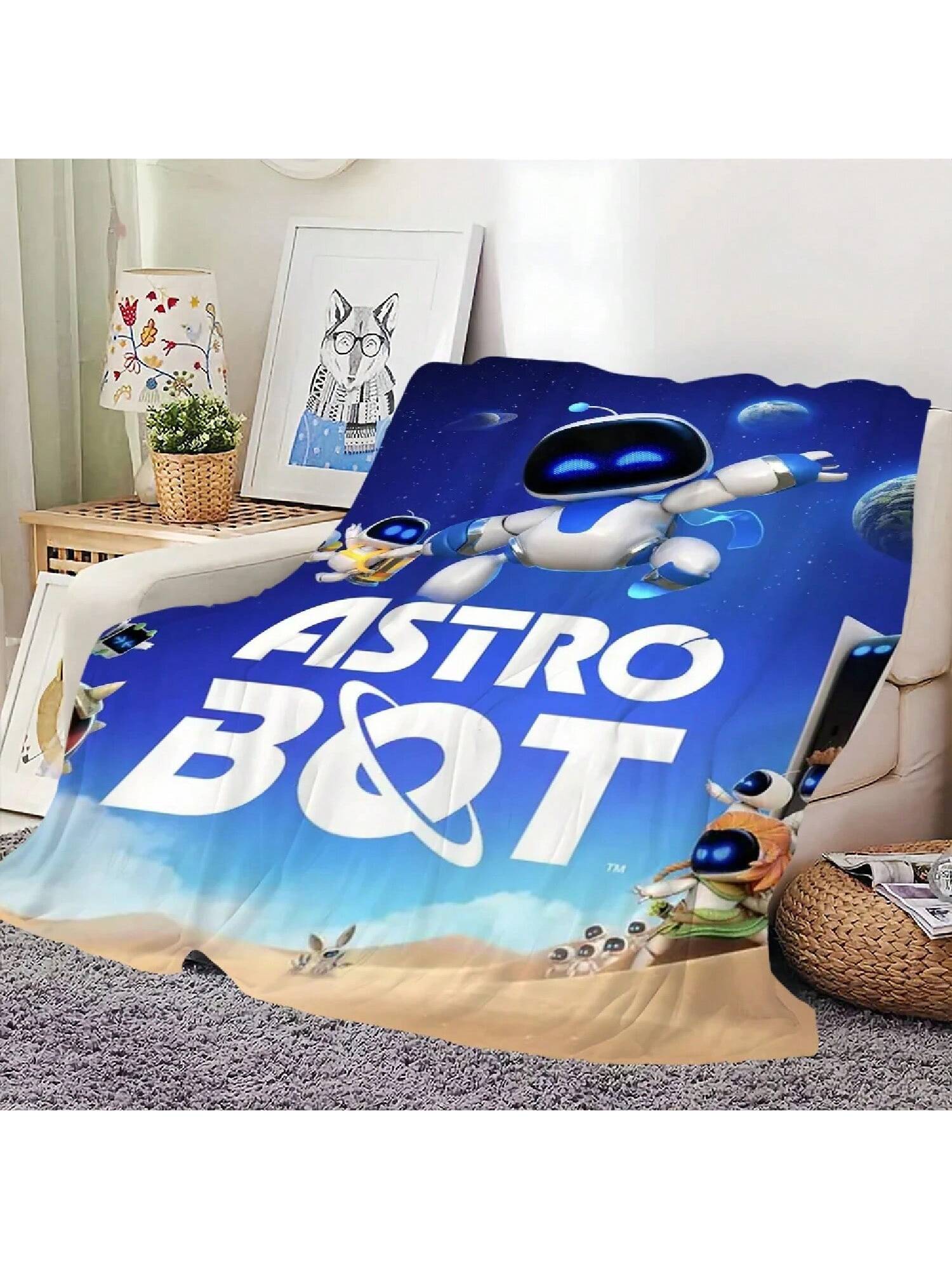 

Игра A-Astro B-BotS Skicomfort Теплое Мягкое Домашнее Одеяло для Обеднего Сна, Подходящее для Гостиной, Офиса, Ежедневных Путешествий, Подарки 150X180CM серый