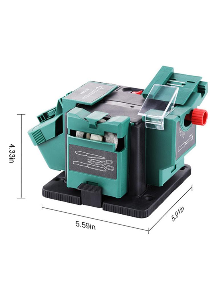 Drill Bit Sharpener Electric Sharpener Drill Bit Knife Scissor Sharpening Tools Multitask Sharpening Machine for Chisel HSS