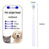 Disposable Pet Toothbrush for Dogs & Cats - Individually Wrapped for Oral Cleaning