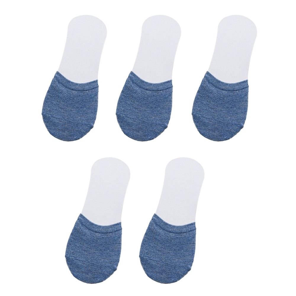 5 Pairs Non-slip Forefoot Socks Candy Colors Half Socks NEW Half Foot Toe Cover Female