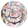 50 Cartoon Cow DIY Stickers for Scooters, Luggage, Motorcycles, Refrigerators, and Cars