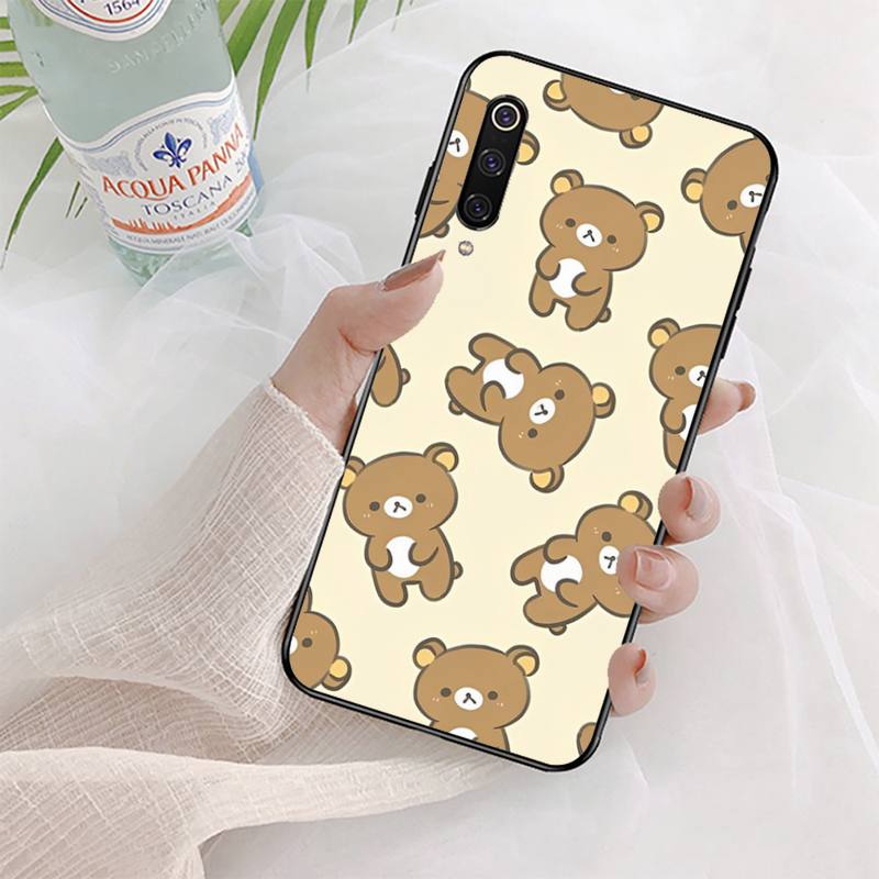 Husa de telefon Rilakkuma Bear pentru Xiaomi mi 5 6 8 9 10 lite pro SE Mix 2s 3 F1 Max2 3