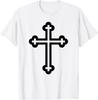 Serbisches Kreuz Srpski Krst Christlich Orthodox Serbien Großes T-Shirt