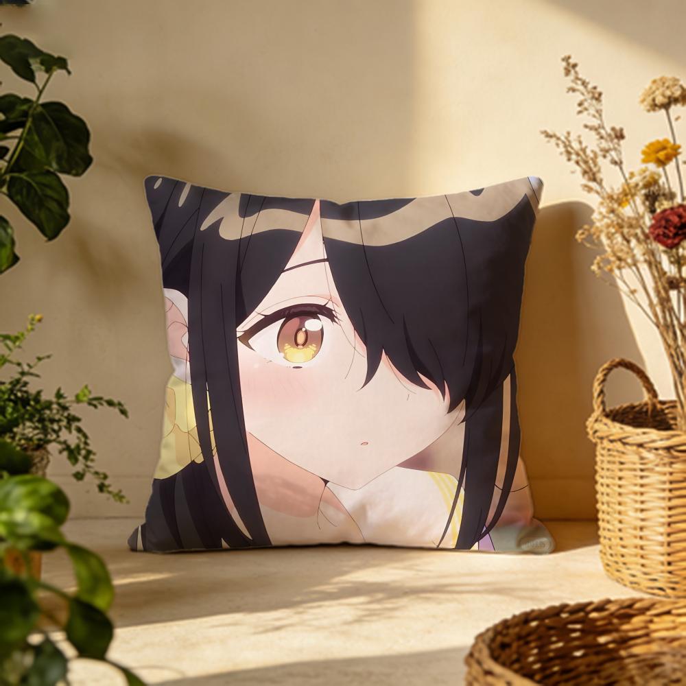 Stylish Sshiunji ke no Kodomo tachied Cushion Cover Versatile DoubleSided Pillow Case Fit for Sofa Bed Car  Daily Decor