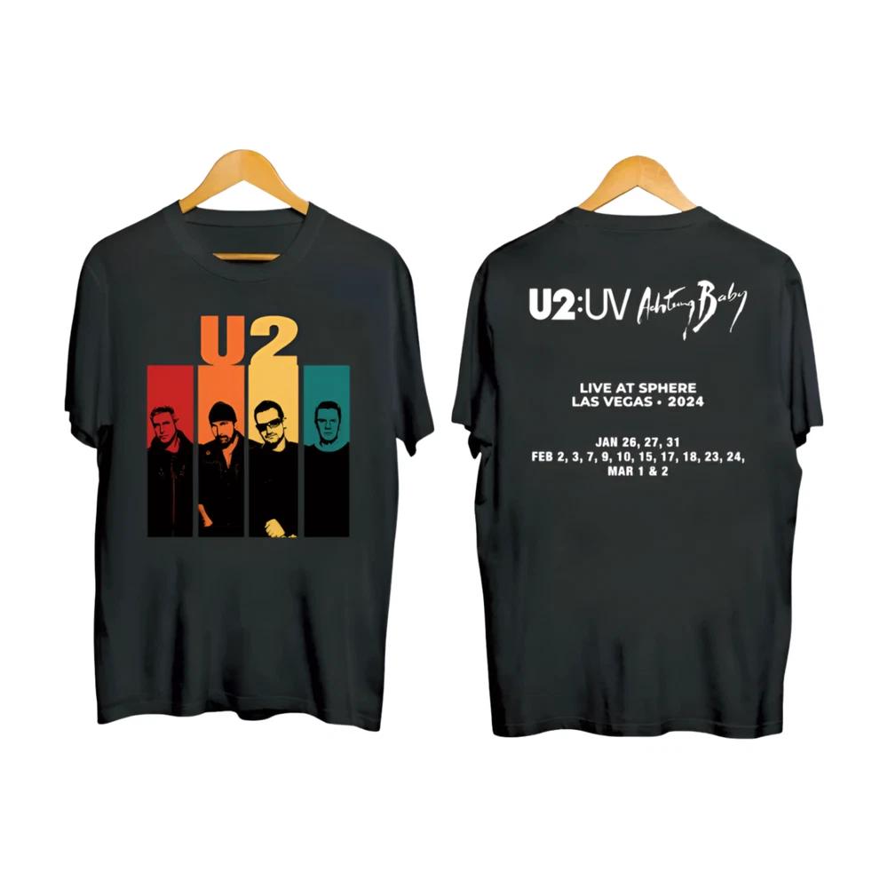 90s Vintage Achtung Baby Tour 2024 U2 Band TShirt U2 Live At Sphere TShirt M