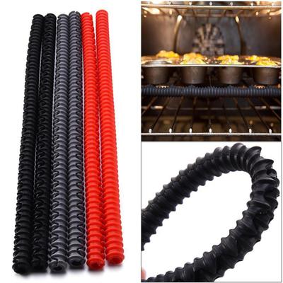 Heat Insulated Rack Guard Silicone Oven Shelf Scald Clip Avoid Bar Protector
