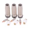 1Set 24KD New Coating Protection Nozzle 0.8/1.0/1.2mm MIG Torch Gas Nozzles Tip Holder Of 24KD MIG MAG Welding Torches
