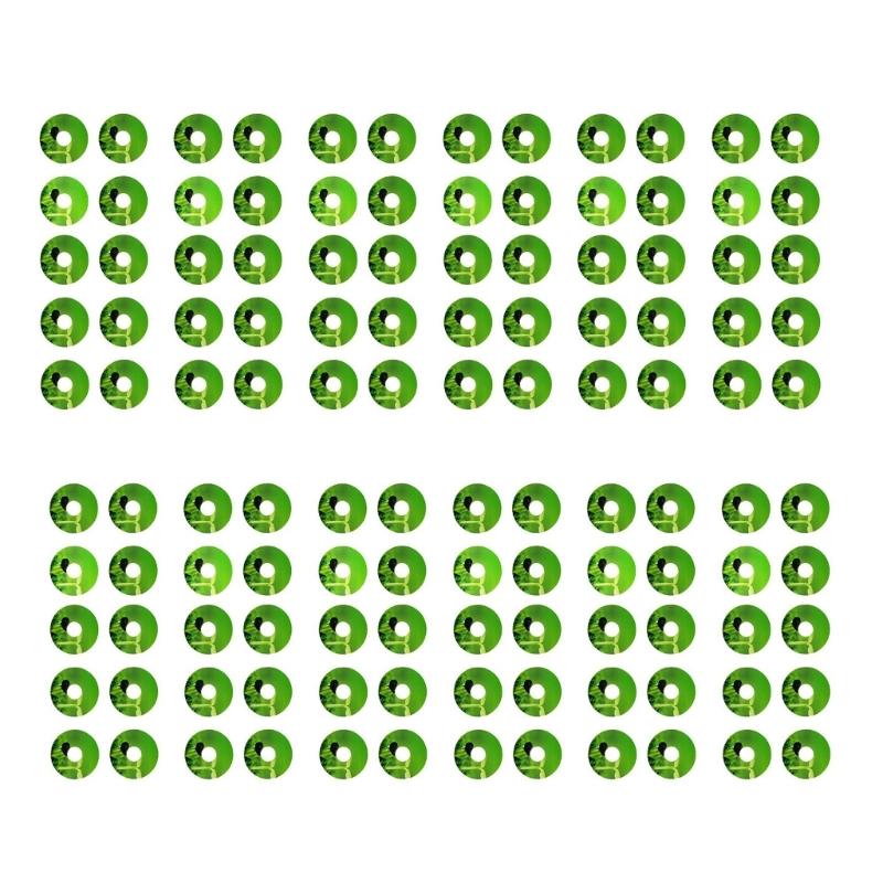 Pack of 100/120 Hydroponics Plant Labels Round Plant Growth Stickers for Seedling Self-Adhesive Hydroponics Plant Dropshipping