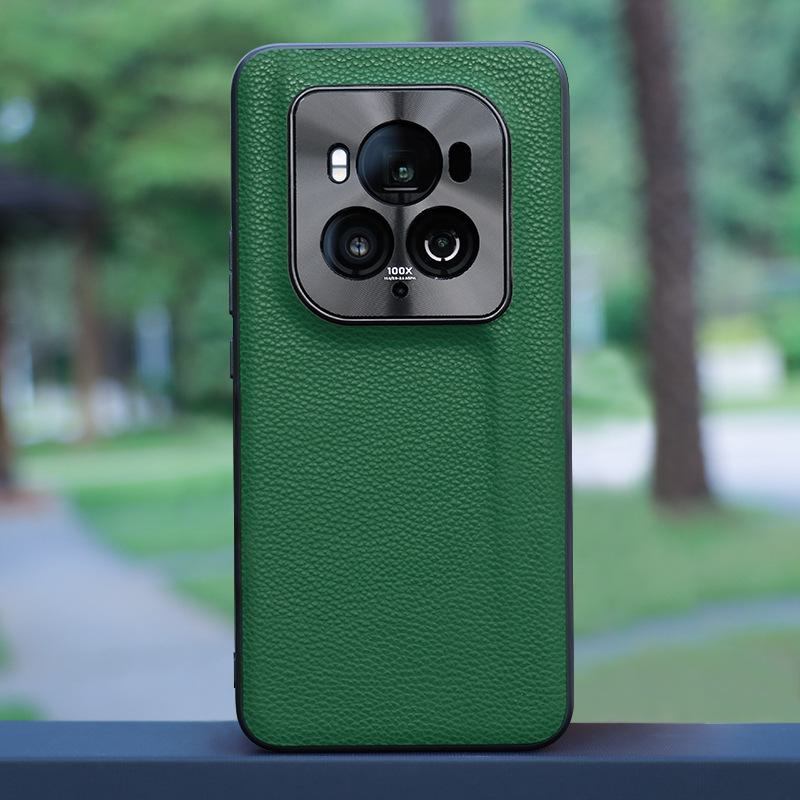 

Чехол для Honor Magic6 Ultimate Edition с металлическим кольцом для объектива и кожаным чехлом Honor Magic6 Ultimate Edition