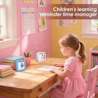 Visual Timer Countdown Timer Clock For Kids And Adults Teaching Clock Non-Ticking Time Management Device For Kitchen Cooking