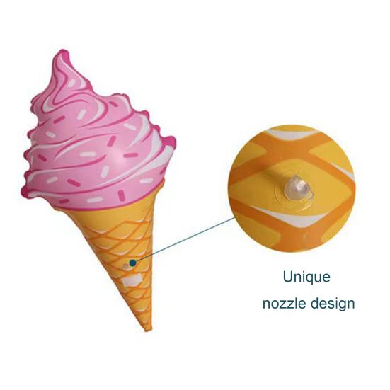 Ice Cream Inflatable Toy Extra Large Ice Cream Pool Float Kids Floating Toy for Swimming Pool Water Play
