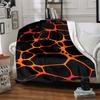 1pc Lava Texture Blanket, Lightweight Flannel Blanket for Sofa, Bed, Travel, Camping, Living Room, Office,154
